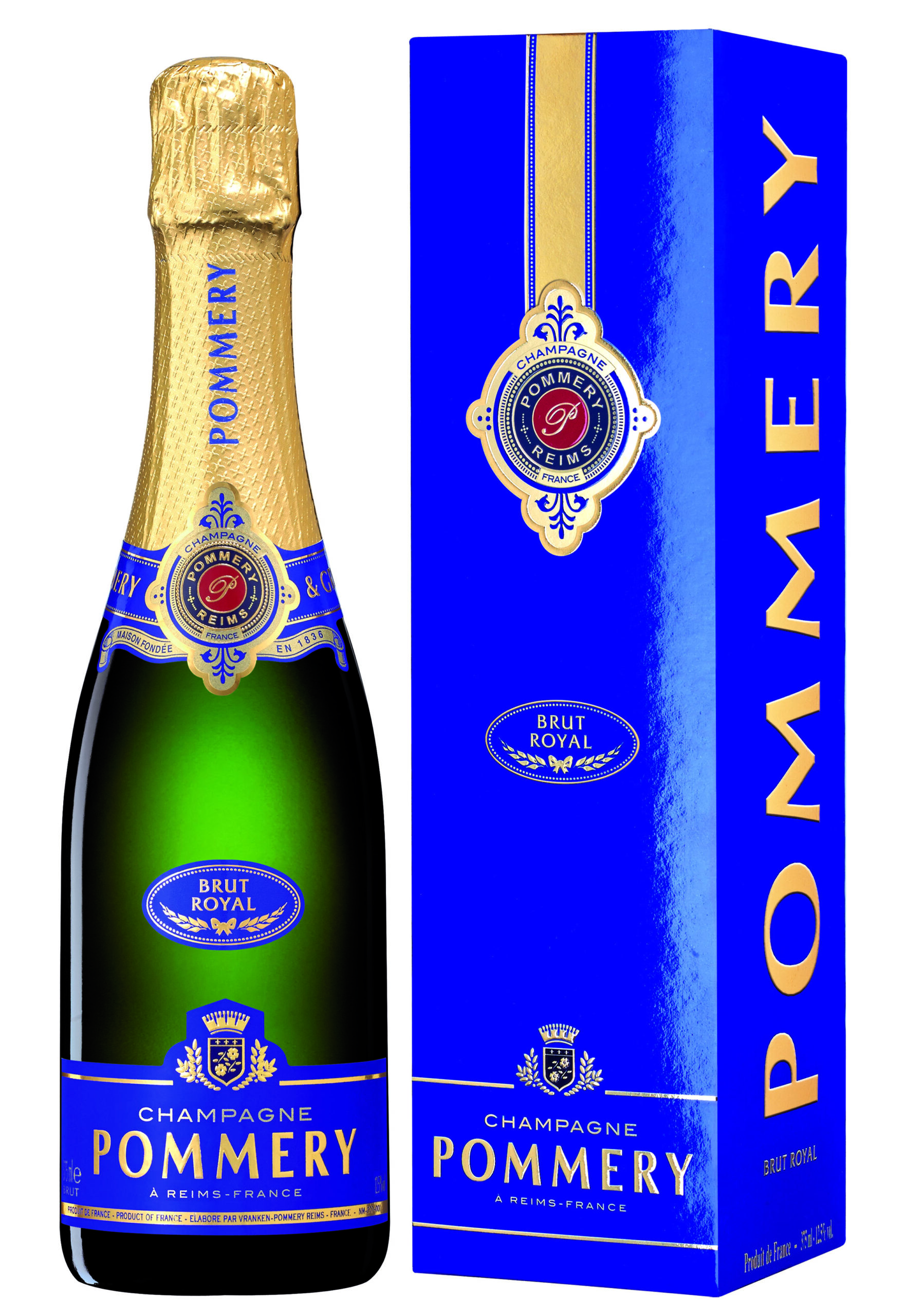 Champagne Pommery Royal Brut NV 37,5cl kinkekarp