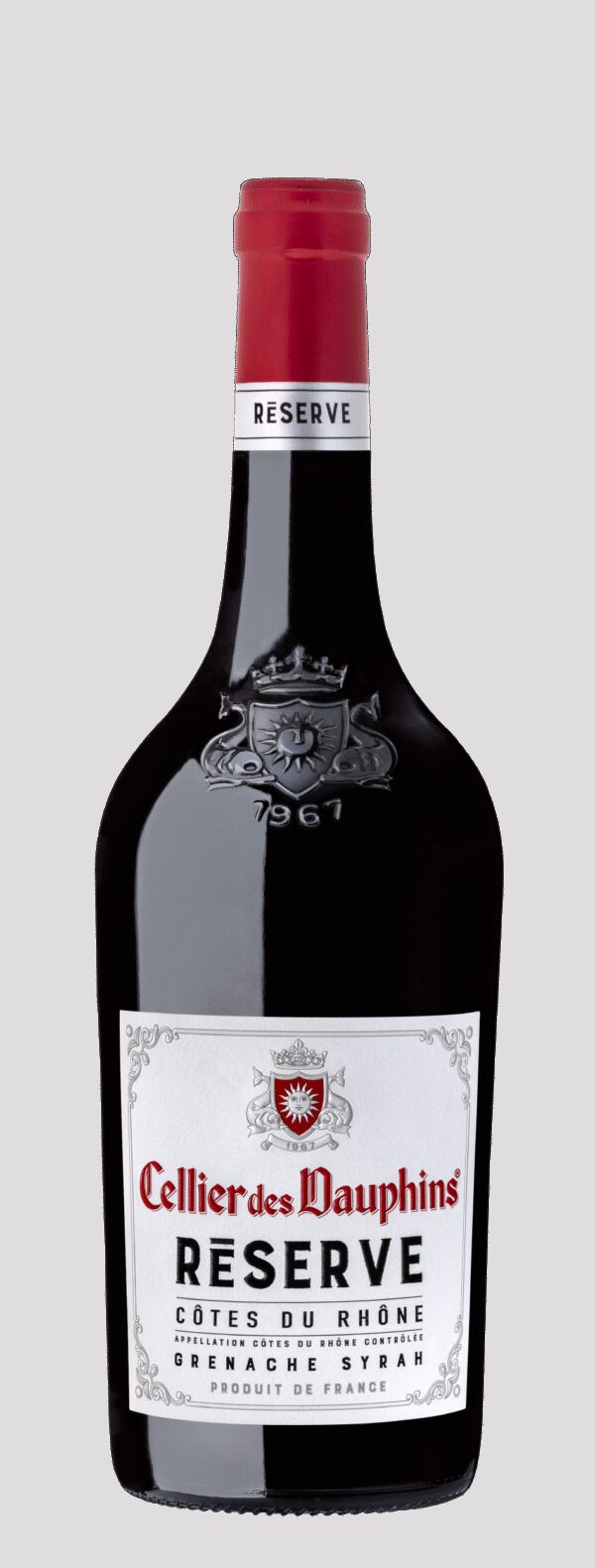 Les Dauphins Cotes du Rhone Grenache-Syrah 75cl BIO