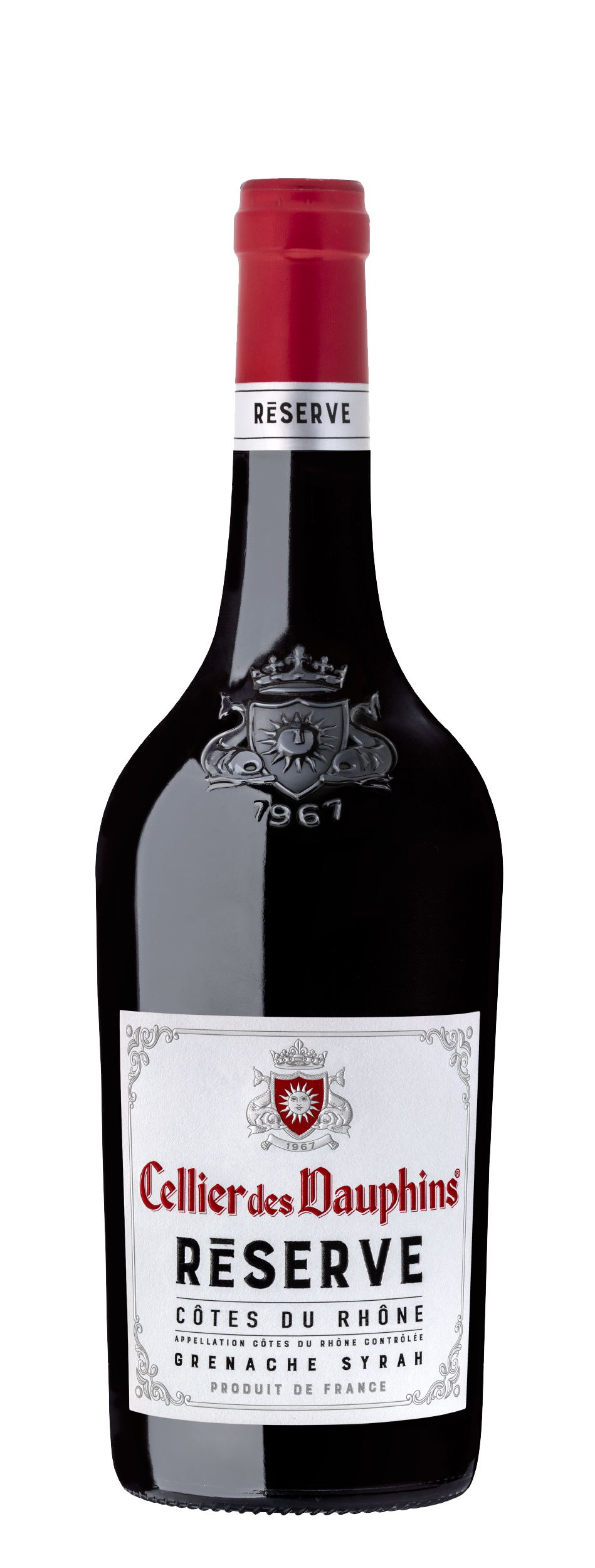 Les Dauphins Cotes du Rhone Grenache-Syrah 75cl BIO
