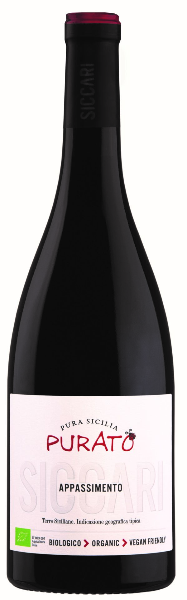 Purato Siccari Rosso Appassimento 75cl BIO & Vegan