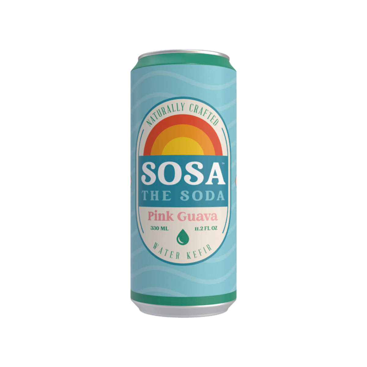 SOSA The Soda Veekefir Pink Guava 33cl CAN