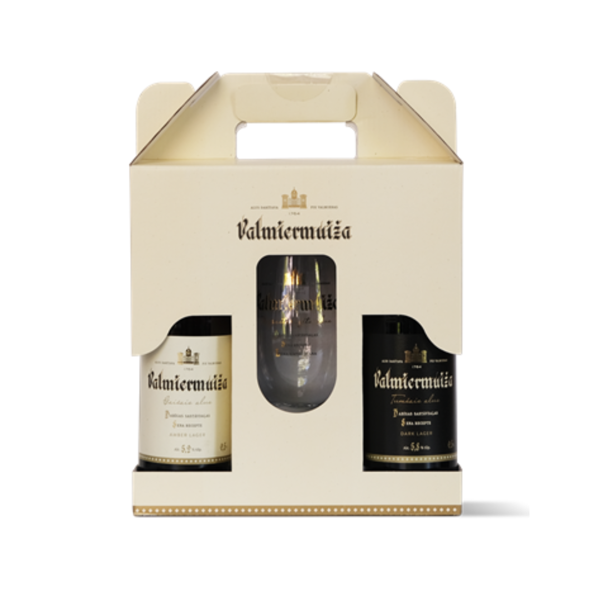 Valmiermuiža kinkepakk 2x50cl+klaas