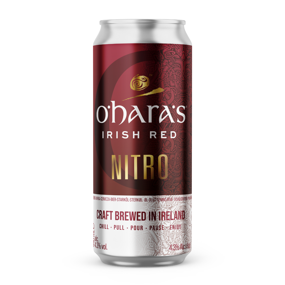 O'Hara's Irish Red Nitro 4,3% 44cl CAN