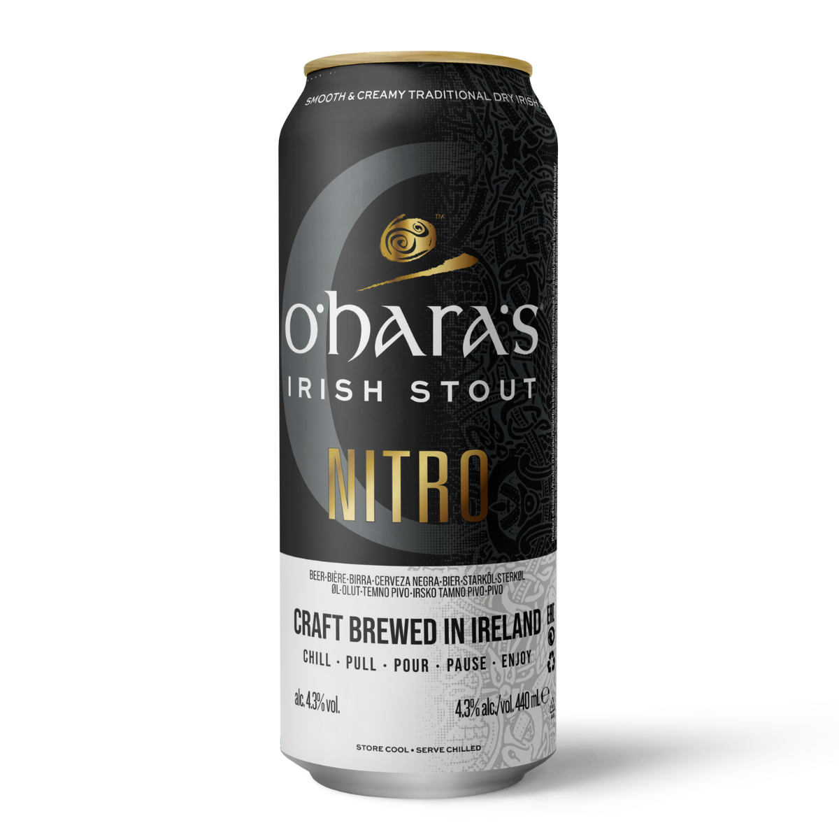 O'Hara's Nitro Irish Stout 4,3% 44cl CAN